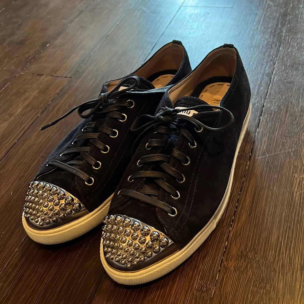 Miu Miu Suede Sneaker Euro 39.5